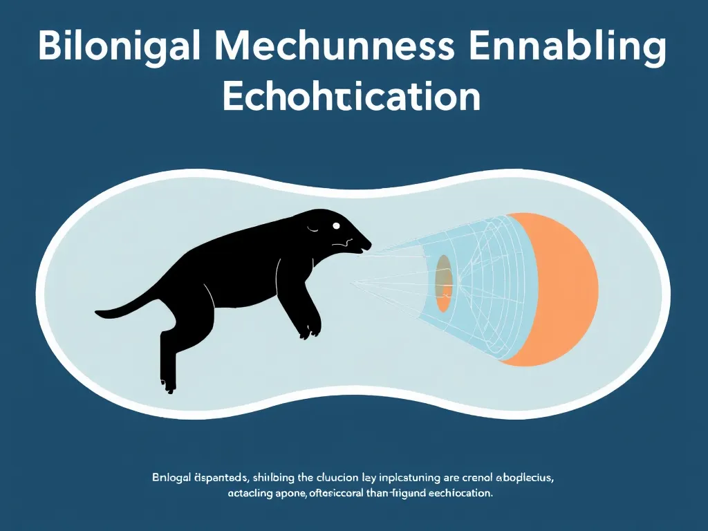 Illustration: Biological Mechanisms Enabling Echolocation