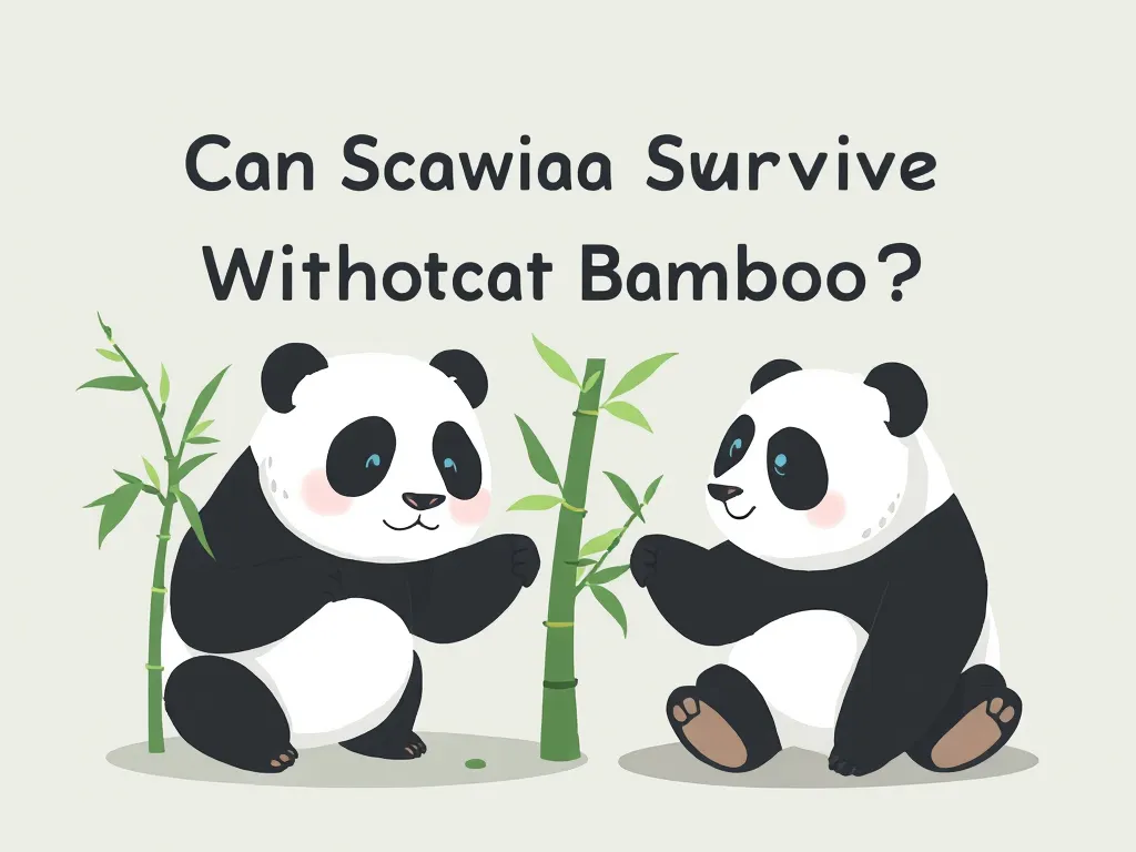 Illustration: Can Pandas Survive Without Bamboo?