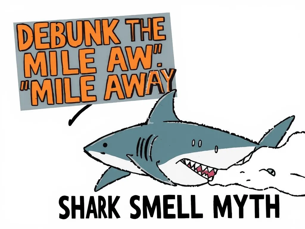 Illustration: Debunking the "Mile Away" Shark Smell Myth