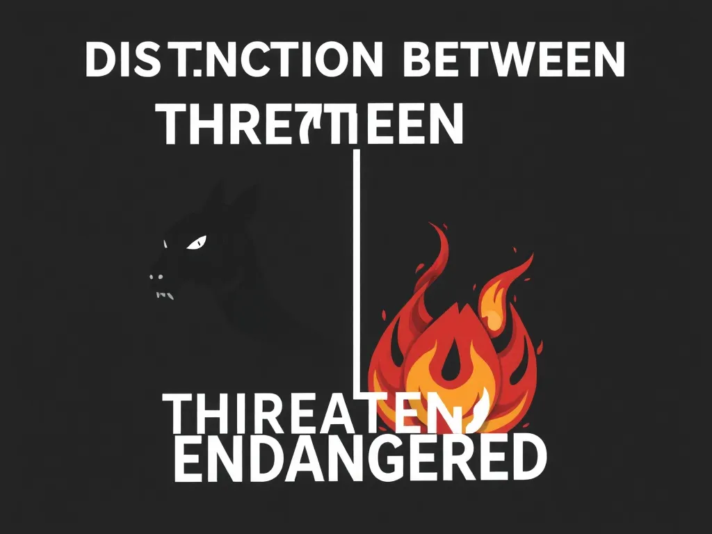 Illustration: Distinction Between Threatened and Endangered