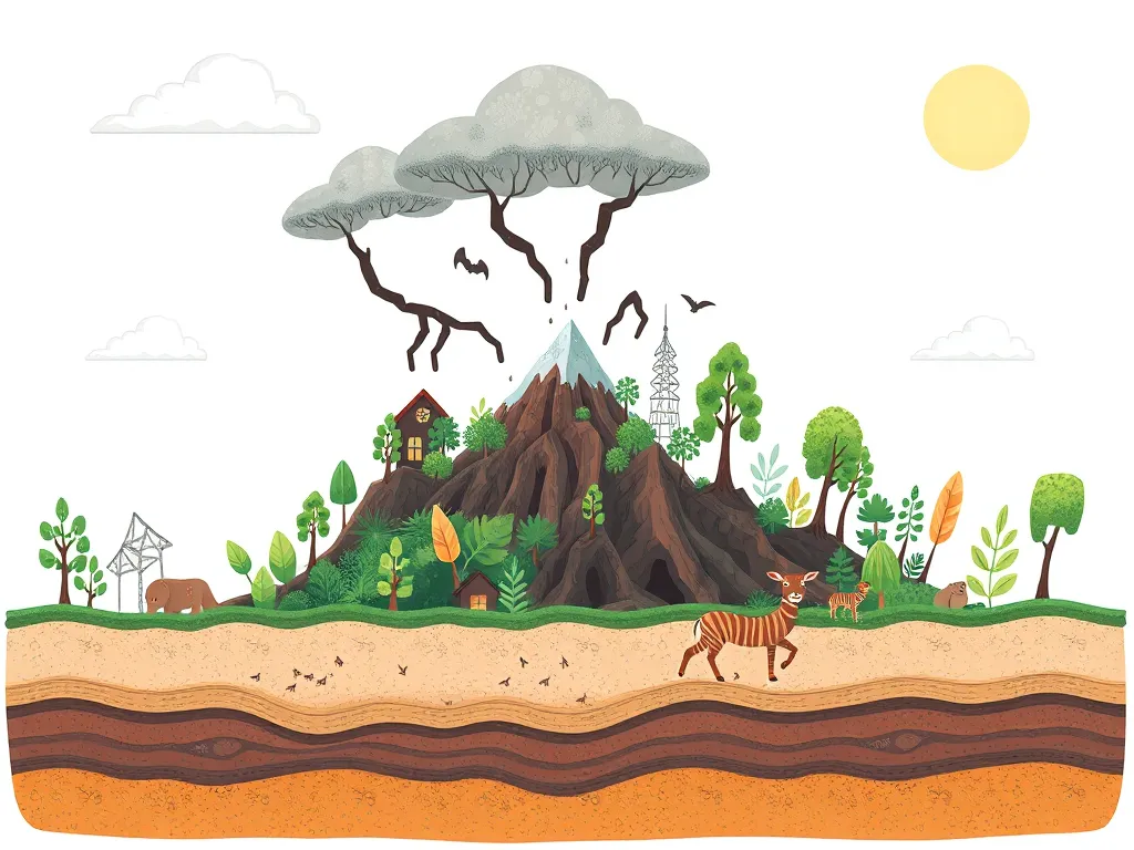 Illustration: Ecological Disruption and Biodiversity Loss