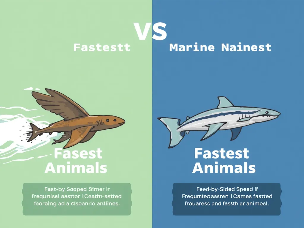 Illustration: Frequently Asked Questions About Fastest Land Animals Vs. Fastest Marine Animals: A Side-By-Side Speed Illustration: Frequently Asked Questions About Fastest Land Animals Vs. Fastest Marine Animals: A Side-By-Side Speed