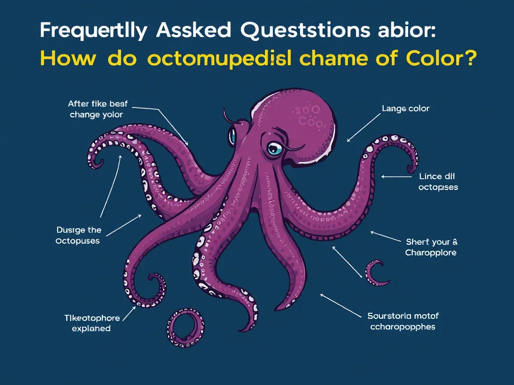 Illustration: Frequently Asked Questions About How Do Octopuses Change Color? The Chromatophore Explained