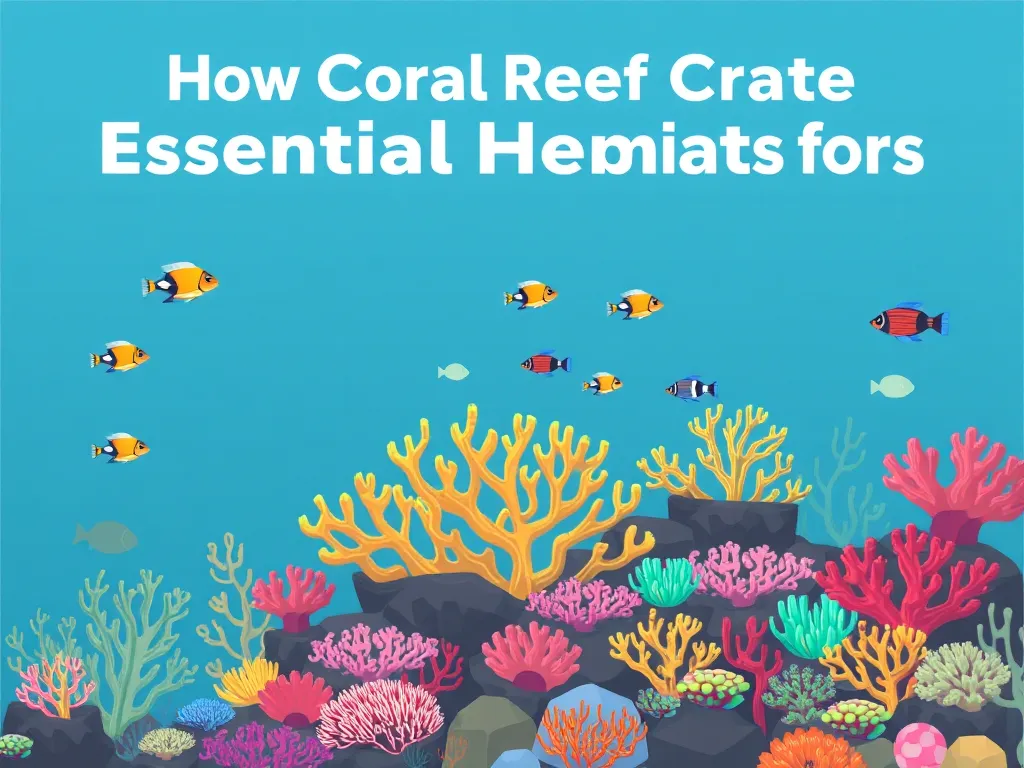 Illustration: How Coral Reefs Create Essential Habitats for Marine Life
