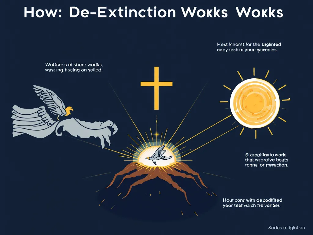 Illustration: How De-Extinction Works: The Science of Resurrection