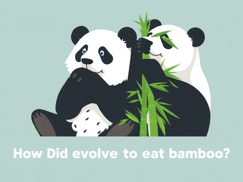 Illustration: How Did Pandas Evolve to Eat Bamboo?
