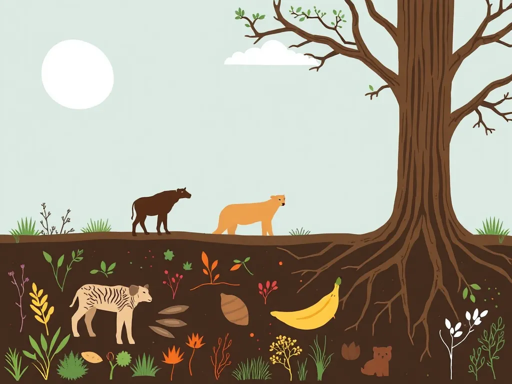 Illustration: How Do Animal Extinctions Break Food Webs?