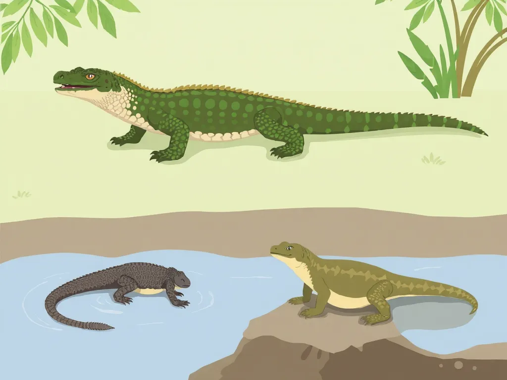 Illustration: How Do Komodo Dragons and Monitor Lizards Differ in Habitat and Behavior? Illustration: How Do Komodo Dragons and Monitor Lizards Differ in Habitat and Behavior?