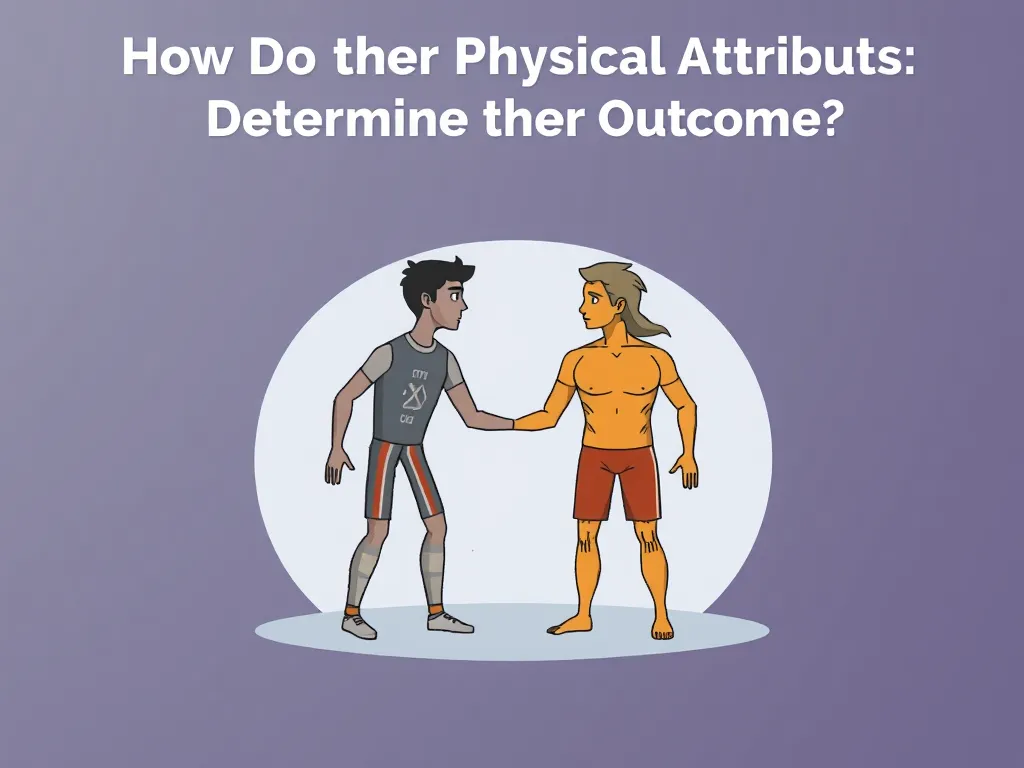 Illustration: How Do Their Physical Attributes Determine the Outcome? Illustration: How Do Their Physical Attributes Determine the Outcome?