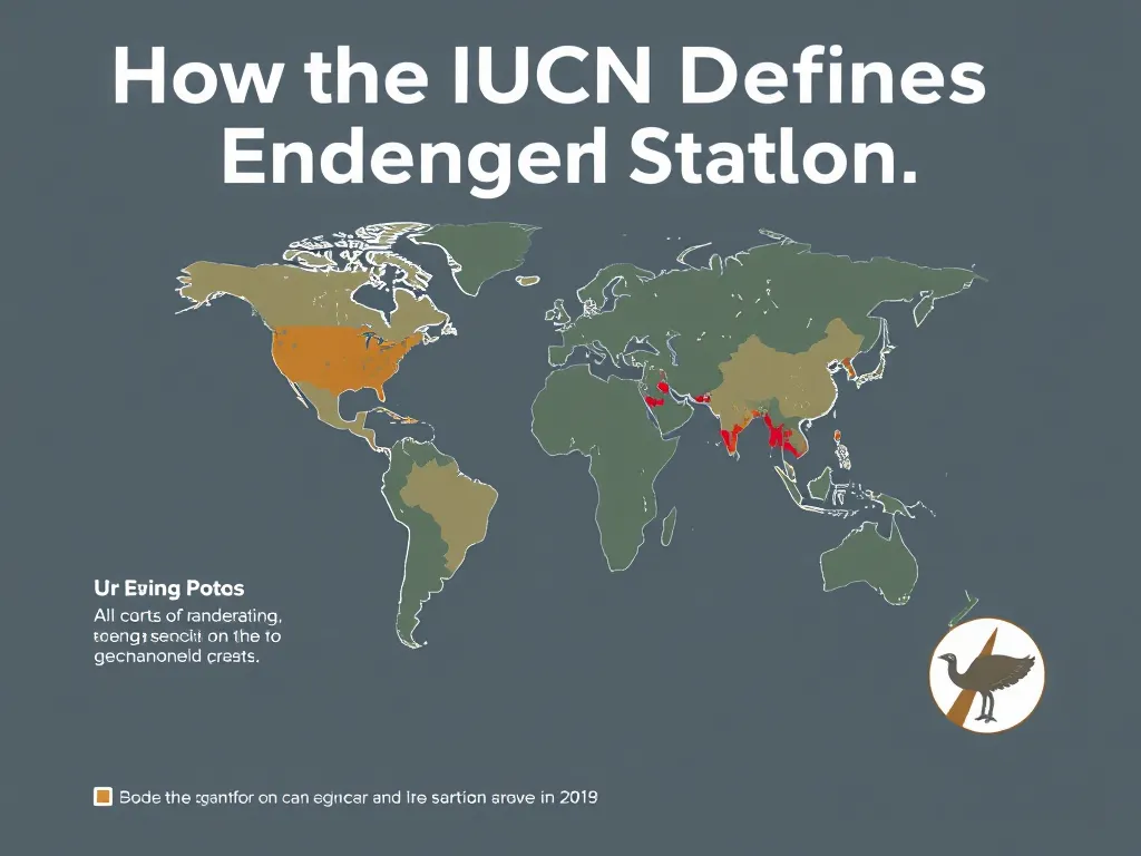 Illustration: How the IUCN Defines Endangered Status