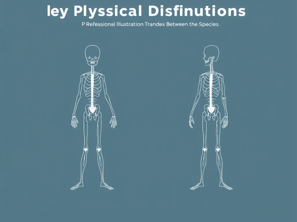 Illustration: Key Physical Distinctions Between the Species Illustration: Key Physical Distinctions Between the Species