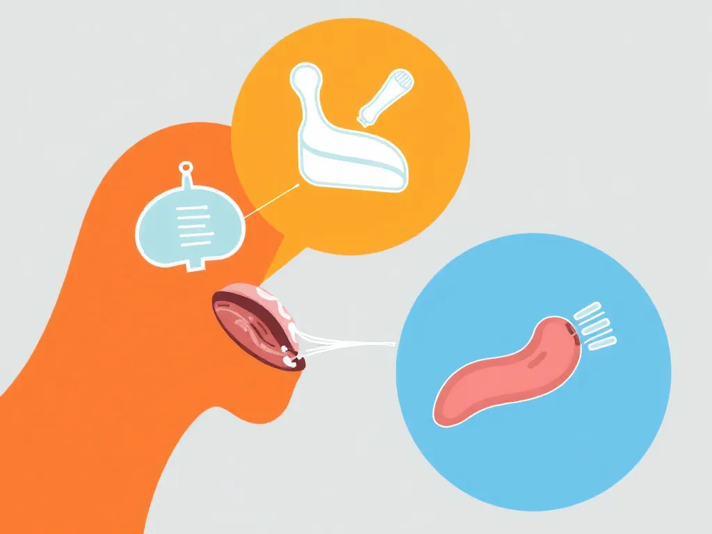 Illustration: Mechanisms of Plastic Ingestion and Starvation