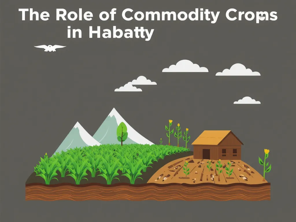 Illustration: The Role of Commodity Crops in Habitat Loss