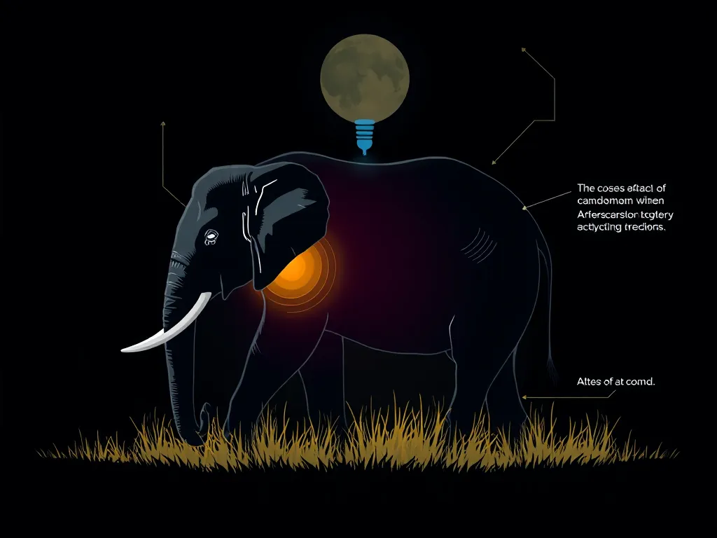 Illustration: The Science of Infrasound in Elephant Communication