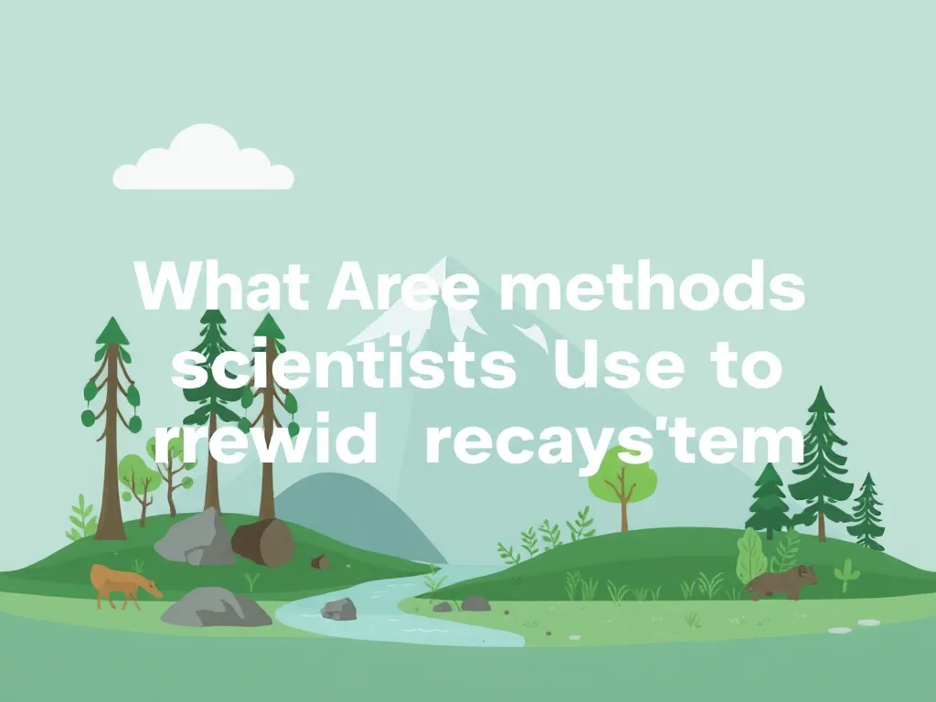 Illustration: What Are the Core Methods Scientists Use to Rewild Ecosystems?