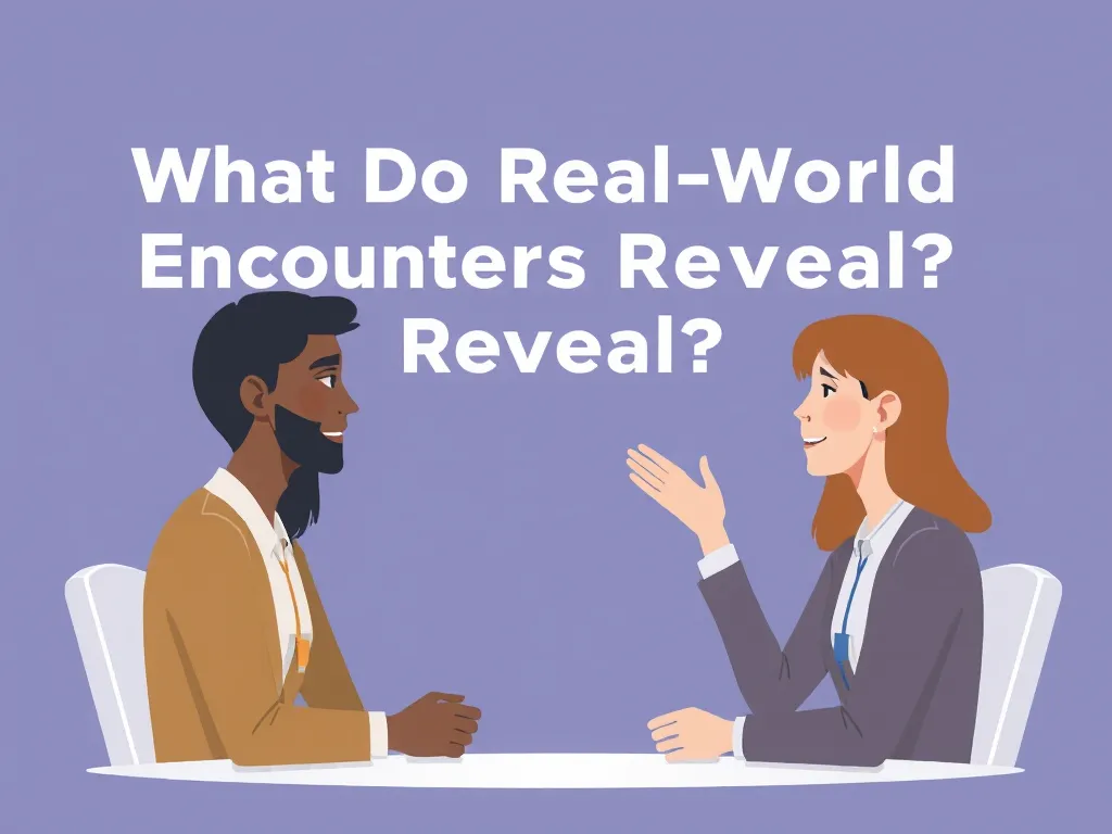 Illustration: What Do Real-World Encounters Reveal? Illustration: What Do Real-World Encounters Reveal?