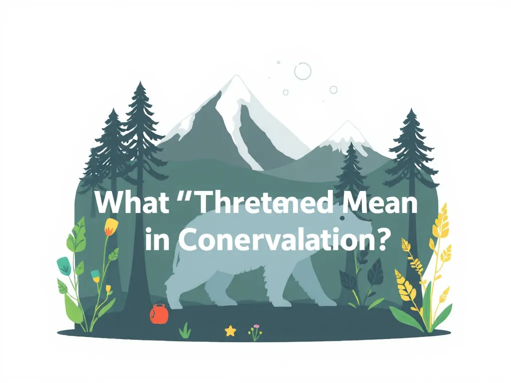 Illustration: What Does "Threatened" Mean in Conservation?