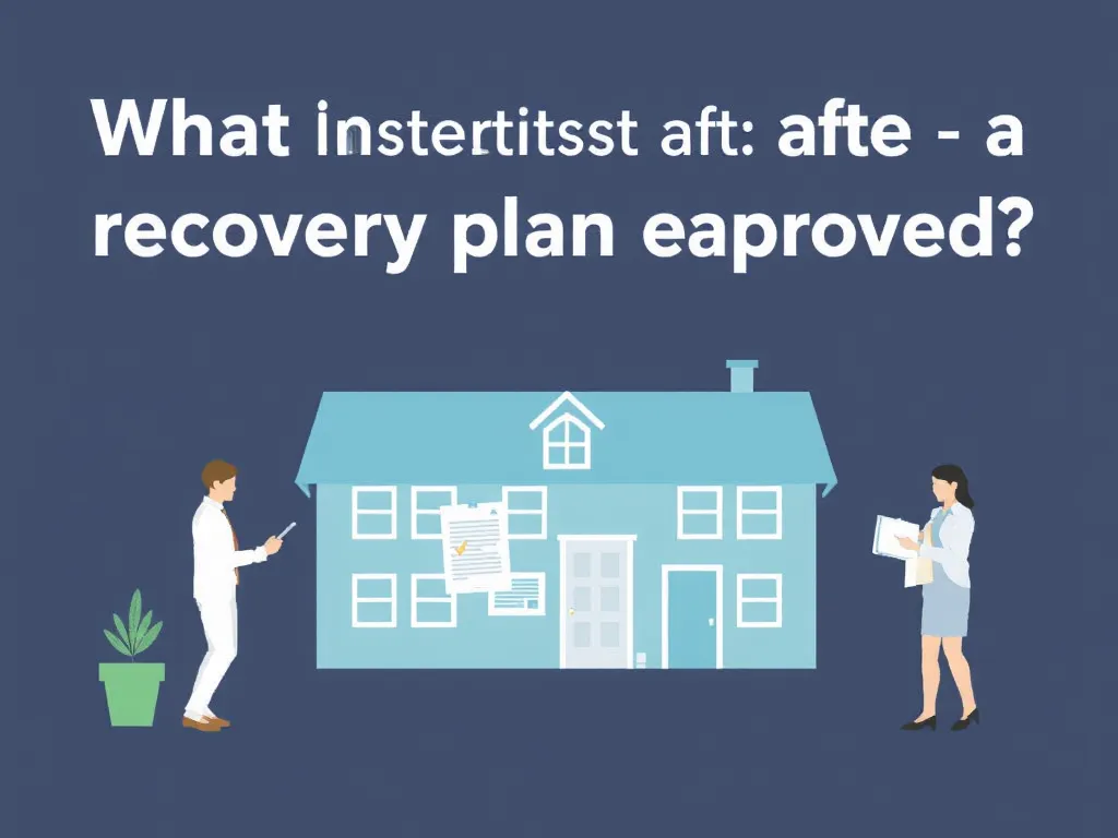 Illustration: What happens after a recovery plan is approved?