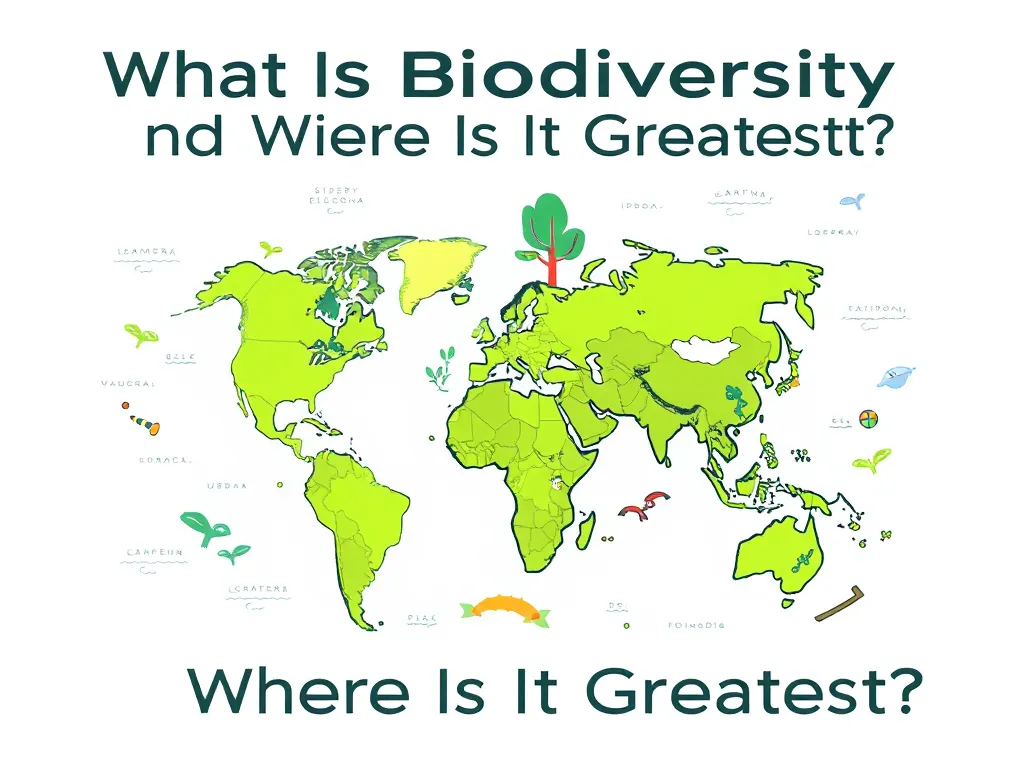 Illustration: What Is Biodiversity and Where Is It Greatest?