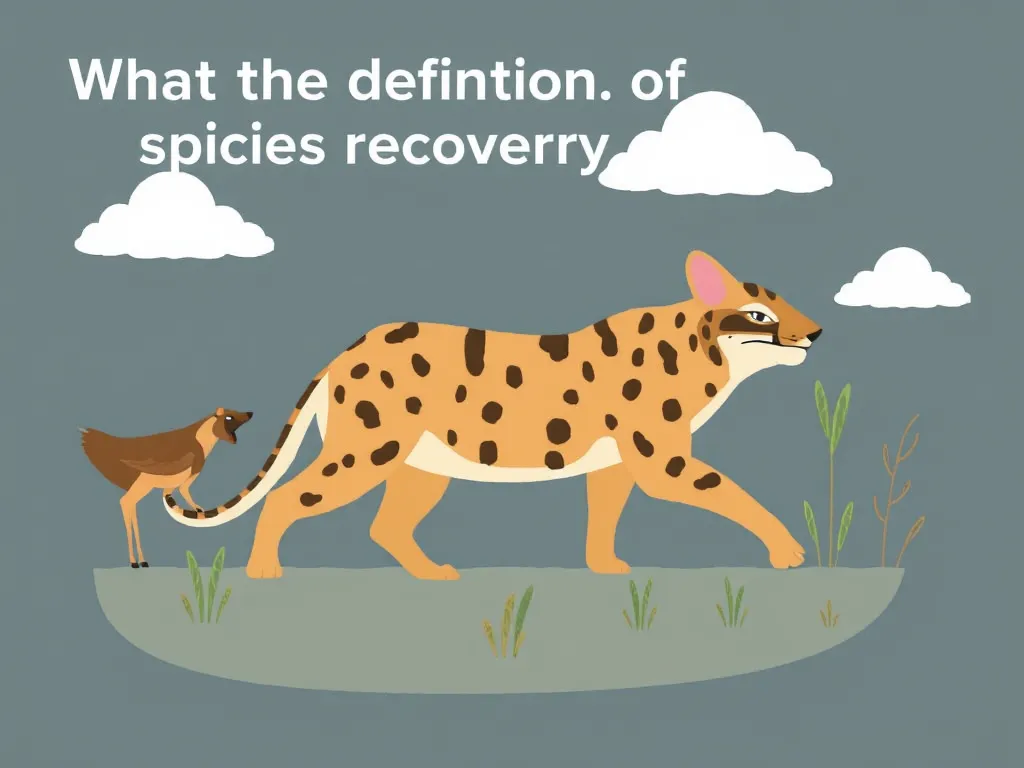 Illustration: What is the definition of a species recovery plan?