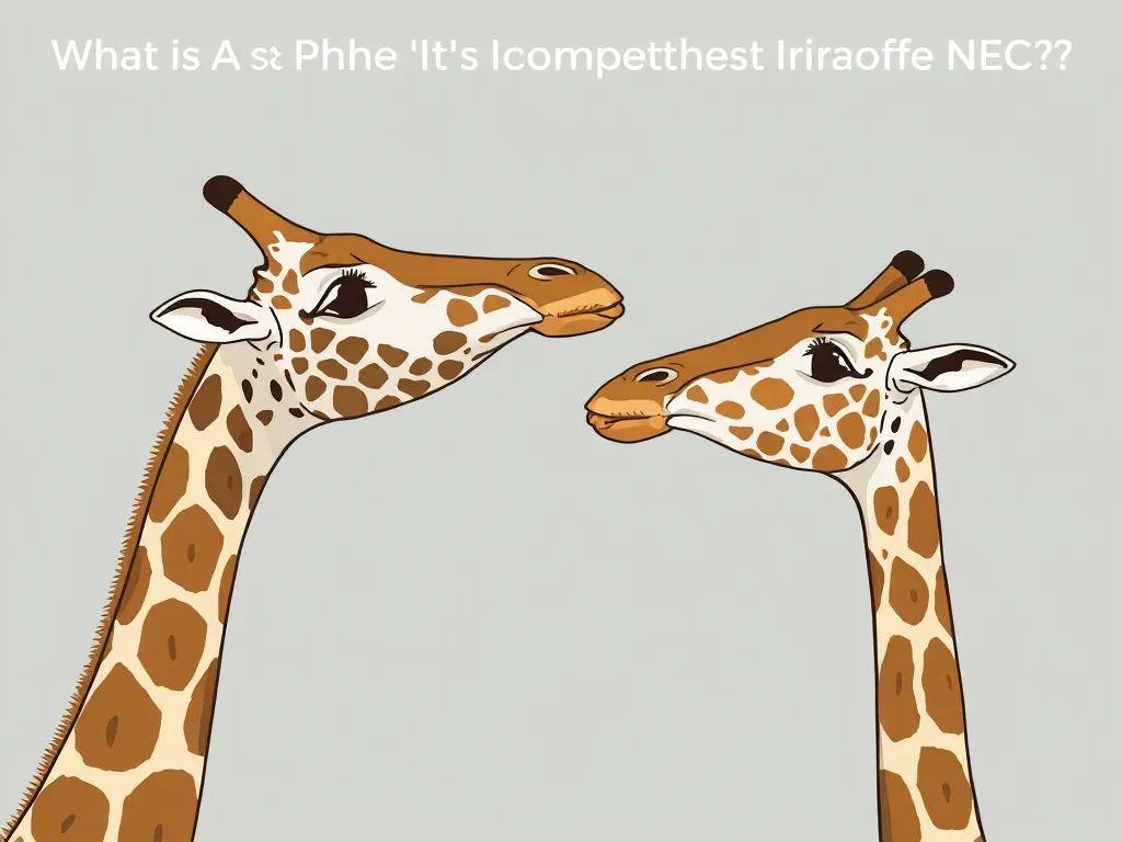 Illustration: What Is the Feeding Competition Hypothesis for Giraffe Necks?