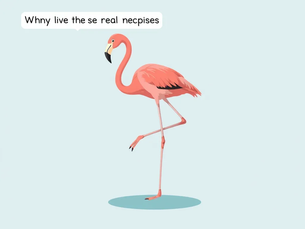 Illustration: What is the real reason flamingos stand on one leg?
