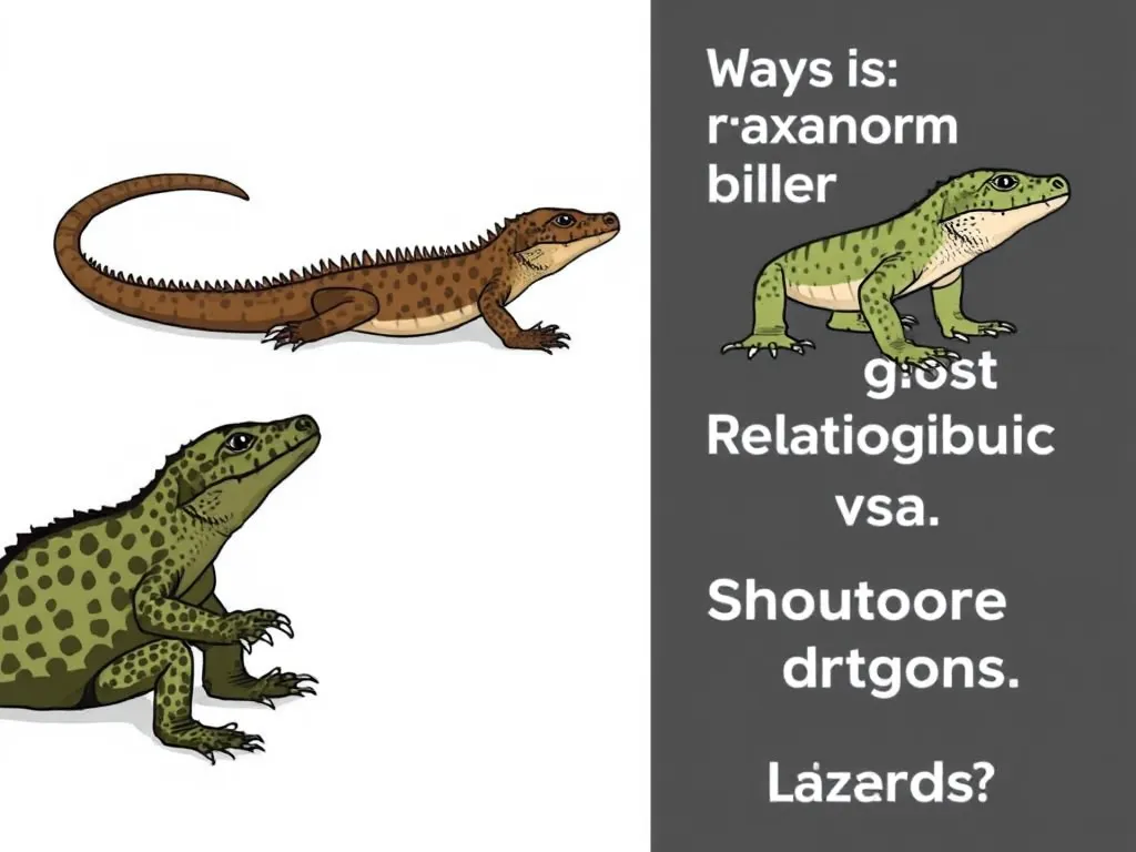 Illustration: What is the Taxonomic Relationship Between Komodo Dragons and Monitor Lizards? Illustration: What is the Taxonomic Relationship Between Komodo Dragons and Monitor Lizards?
