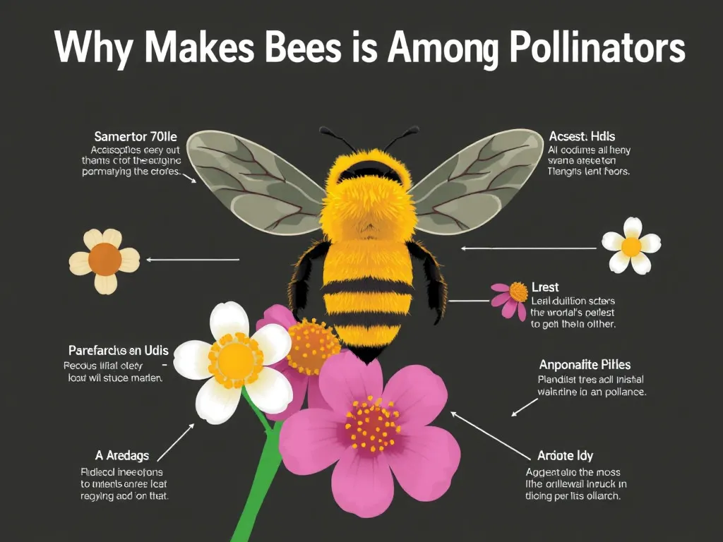 Illustration: What Makes Bees Unique Among Pollinators