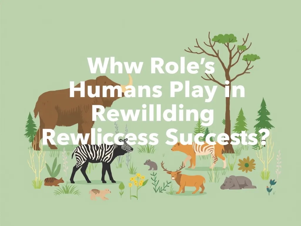 Illustration: What Role Do Humans Play in Rewilding Success?