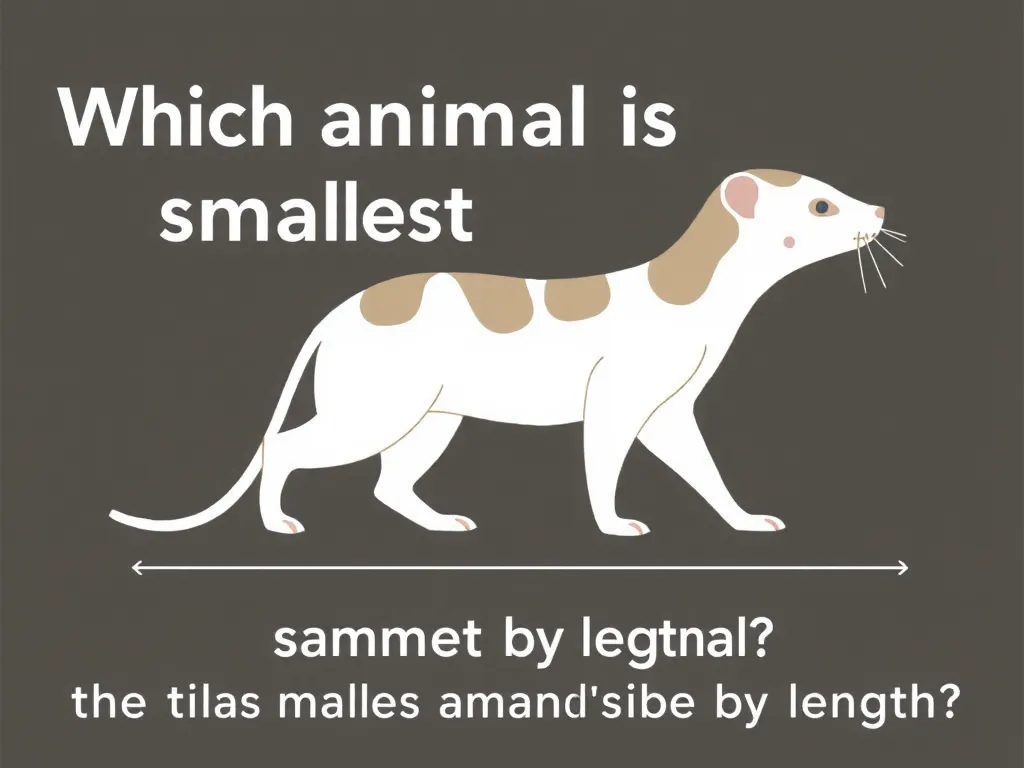 Illustration: Which animal is the smallest mammal by length?