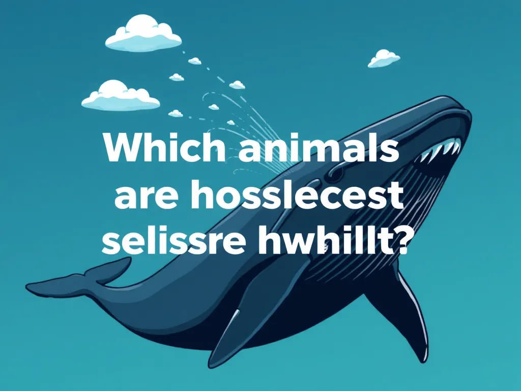 Illustration: Which animals are the loudest besides the sperm whale?