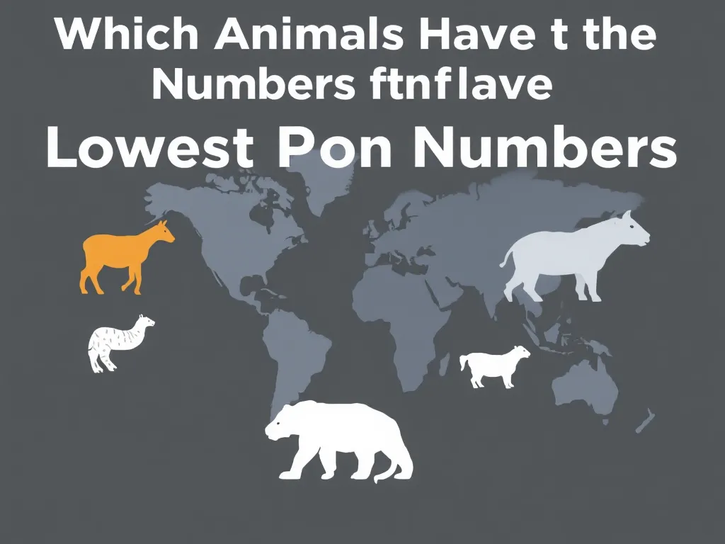 Illustration: Which Animals Have the Lowest Population Numbers in 2026?