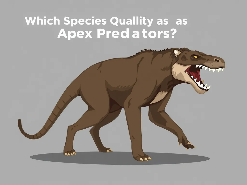 Illustration: Which Species Qualify as Apex Predators?