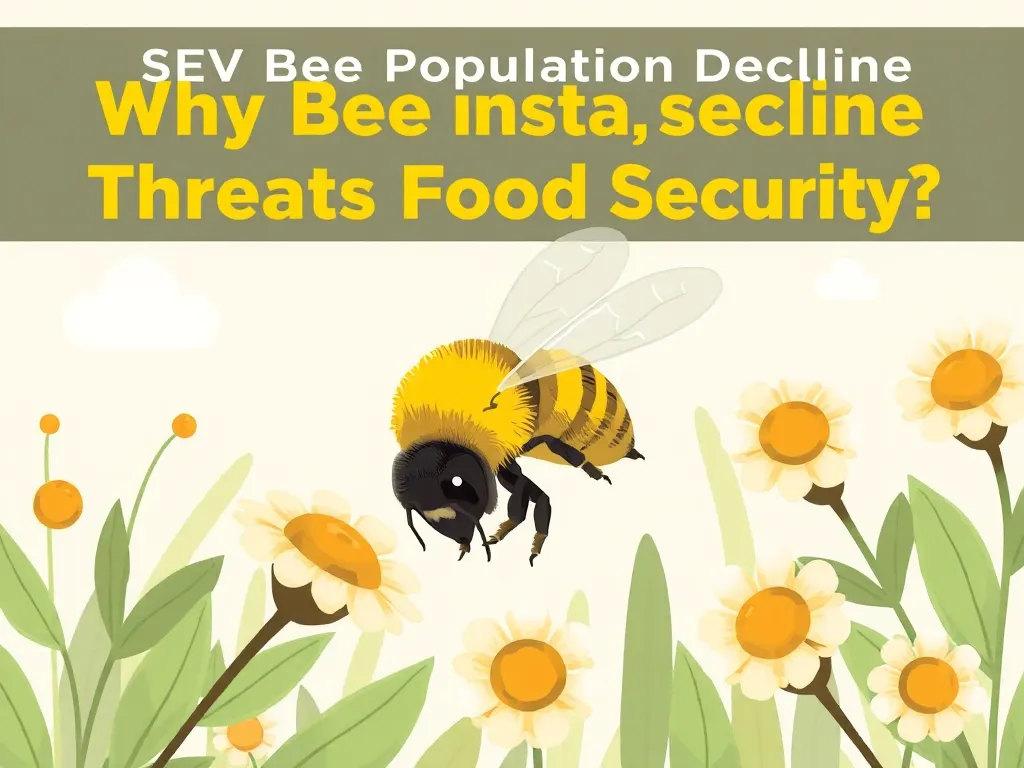 Illustration: Why Bee Population Decline Threatens Food Security