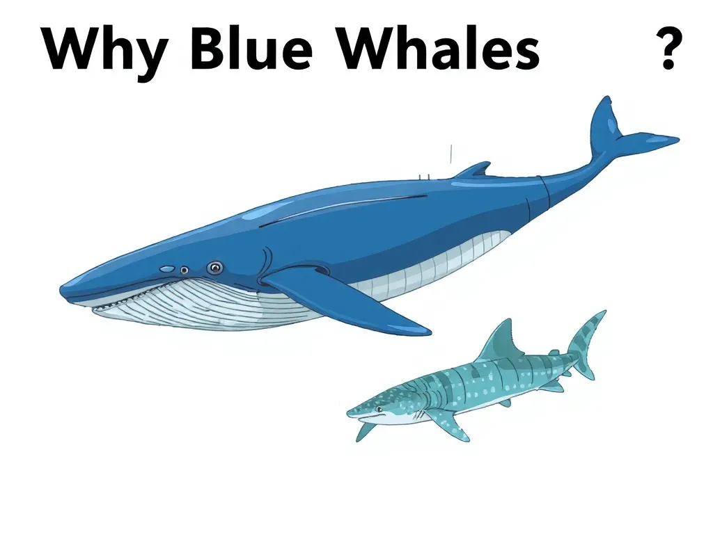 Illustration: Why Blue Whales Outsize Whale Sharks Illustration: Why Blue Whales Outsize Whale Sharks